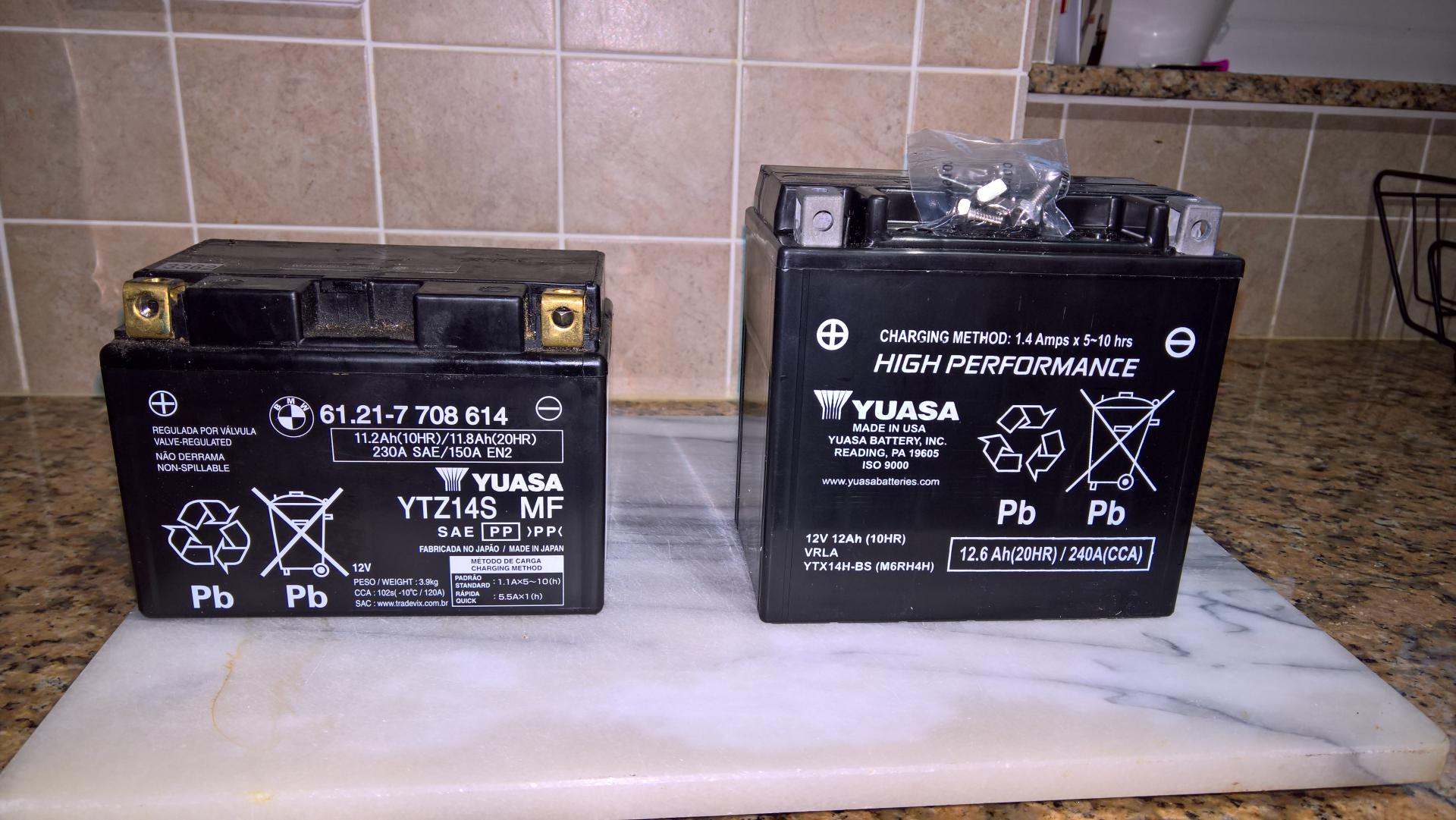 Yuasa Battery for ’14-’18 BMW R1200RS
