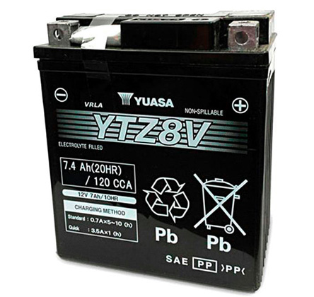 Yuasa Battery for ’17-’18 Honda CMX300, A