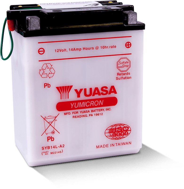 Yuasa Battery for ’87-’88 Kawasaki GPZ600R (ZX600A)
