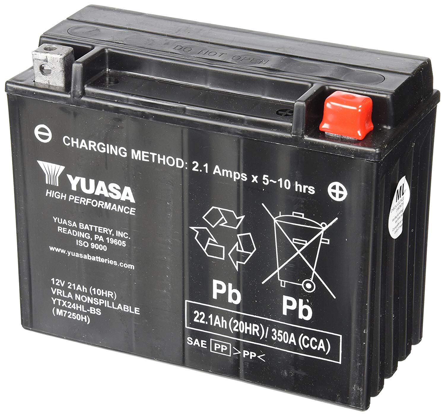 Yuasa Battery for ’88-’00 Honda GL1500 Gold Wing