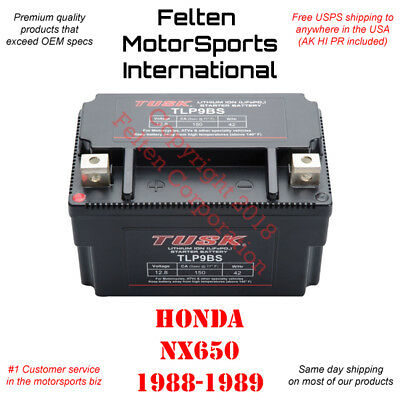 Yuasa Battery for ’88-’89 Honda NX650