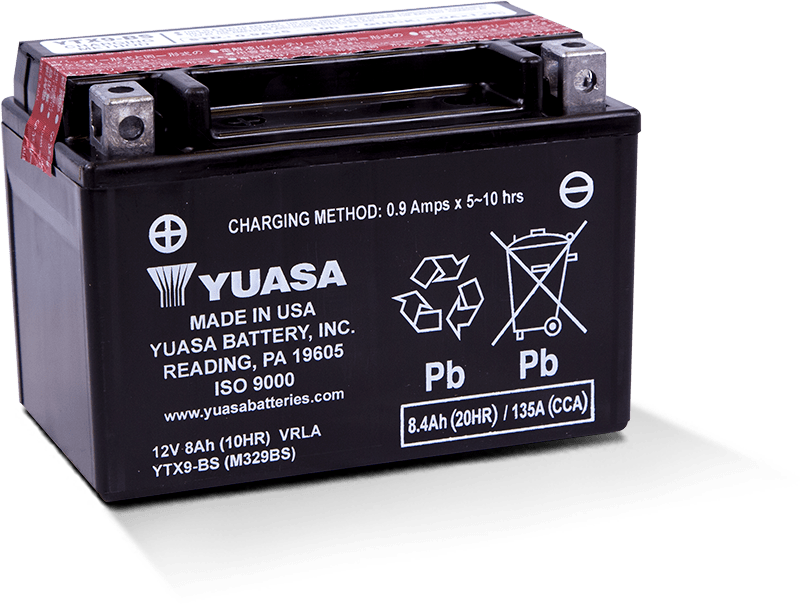 Yuasa Battery for -’92 Kawasaki KDX175 B