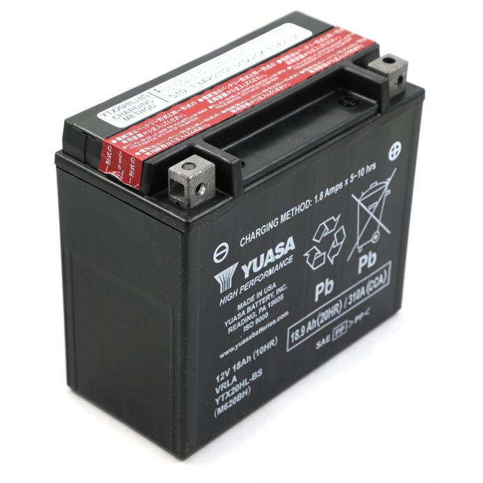 Yuasa Battery for -’92 Kawasaki KDX200 B1-B2