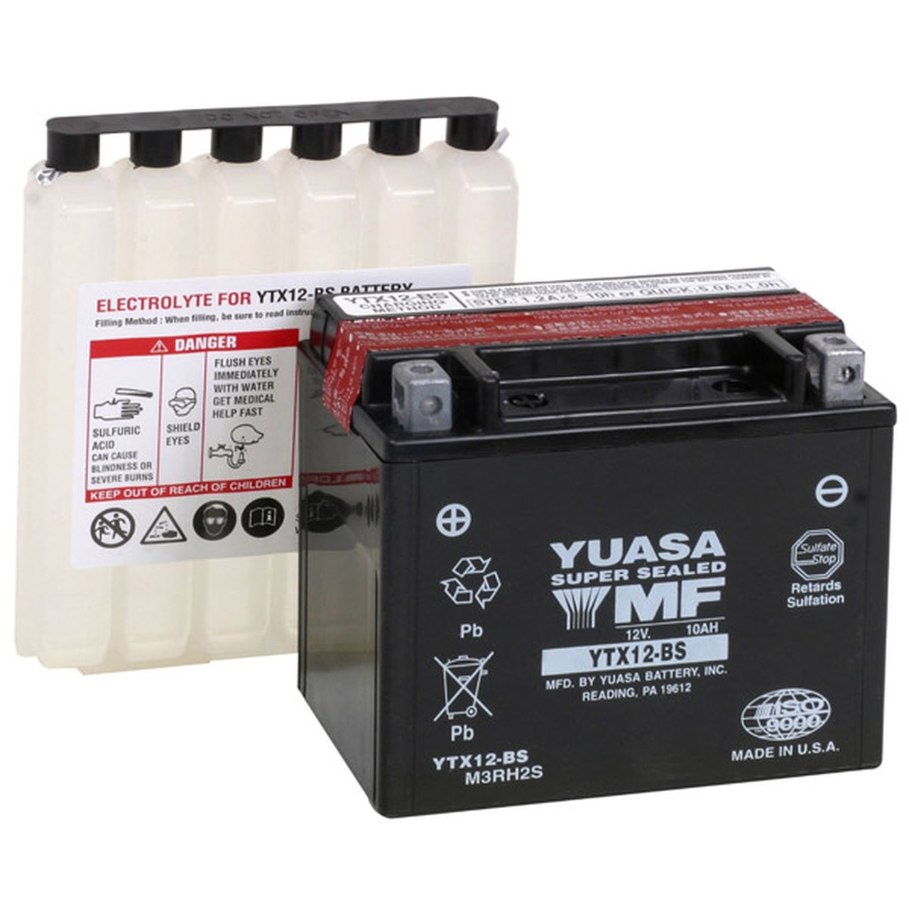 Yuasa Battery for ’94-’97 Kawasaki ZX-9R (ZX900B) Ninja
