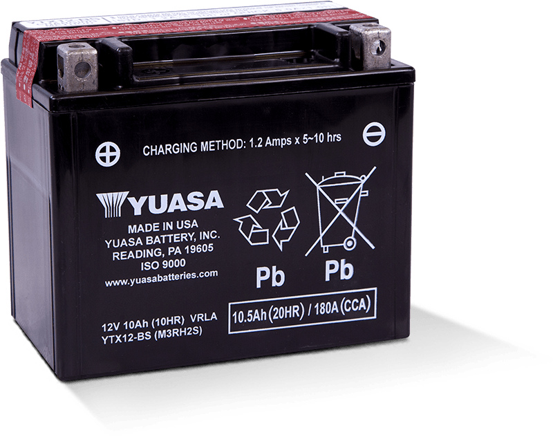 Yuasa Battery for ’99-’02 Kawasaki ZR750C, D Zephyr F