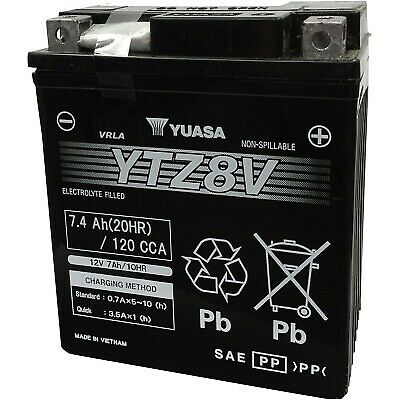 Yuasa Battery for All Years Kawasaki GPZ550E/L